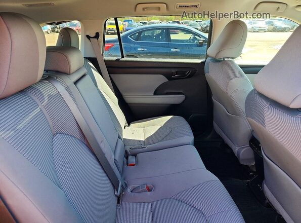 5TDKDRBH3SS589596 2025 TOYOTA HIGHLANDER Черный Вид задней части салона