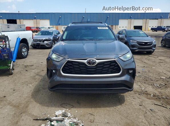 5TDKDRBH4PS503607 2023 TOYOTA HIGHLANDER Угольный Вид спереди