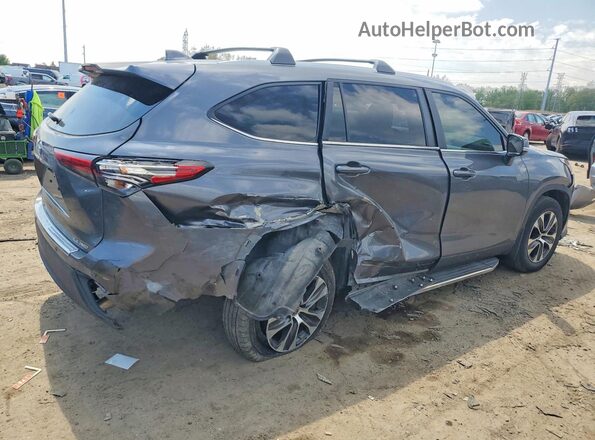 5TDKDRBH4PS503607 2023 TOYOTA HIGHLANDER Угольный Задняя правая четверть