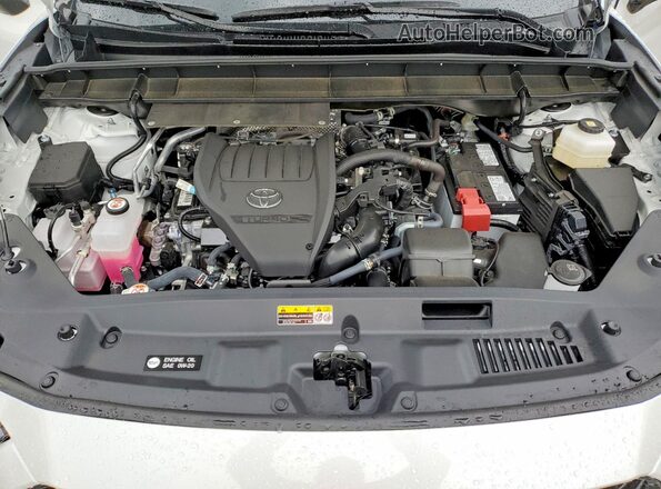 5TDKDRBH4SS584486 2025 TOYOTA HIGHLANDER White Widok komory silnika