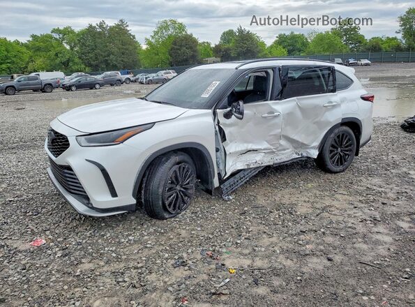 5TDKDRBH4SS584486 2025 TOYOTA HIGHLANDER White Przód lewy