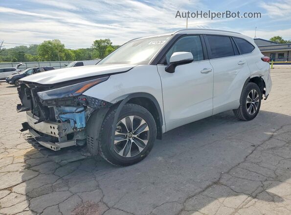 5TDKDRBH6PS041356 2023 TOYOTA HIGHLANDER Белый Передняя левая четверть