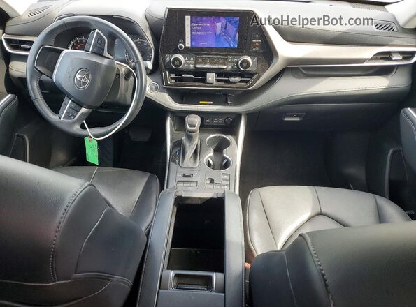 5TDKDRBH6PS041356 2023 TOYOTA HIGHLANDER Белый Вид панели приборов