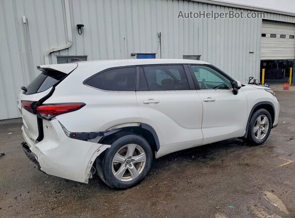 5TDKDRBH7PS014554 2023 TOYOTA HIGHLANDER Белый Задняя правая четверть
