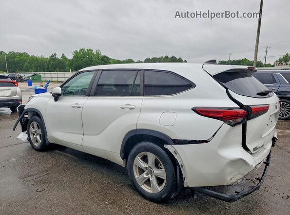 5TDKDRBH7PS014554 2023 TOYOTA HIGHLANDER Белый Задняя левая четверть