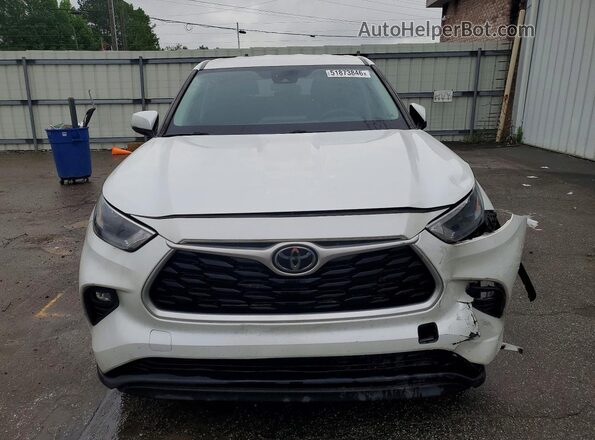 5TDKDRBH7PS014554 2023 TOYOTA HIGHLANDER Белый Вид спереди