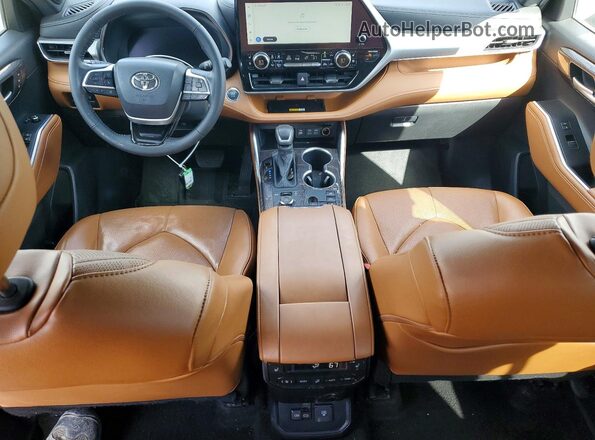 5TDKDRBH7PS519283 2023 TOYOTA HIGHLANDER Серебряный Вид панели приборов