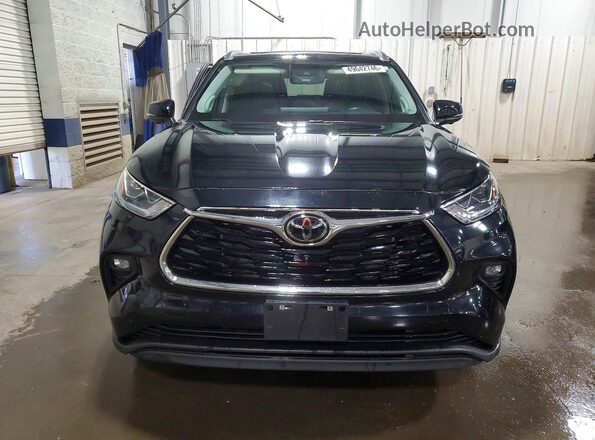 5TDKDRBH8PS027183 2023 TOYOTA HIGHLANDER Black Widok z przodu