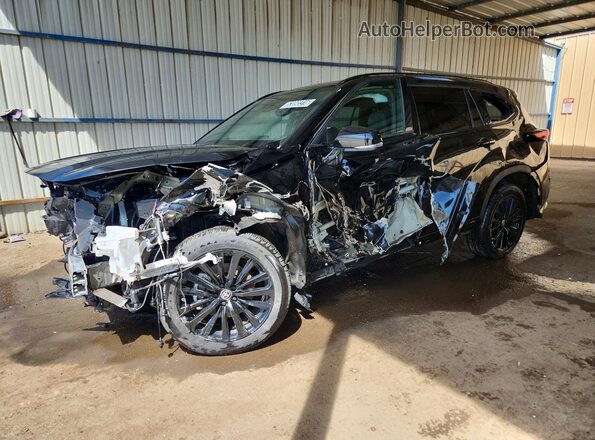 5TDKDRBH8SS589366 2025 TOYOTA HIGHLANDER Black Przód lewy