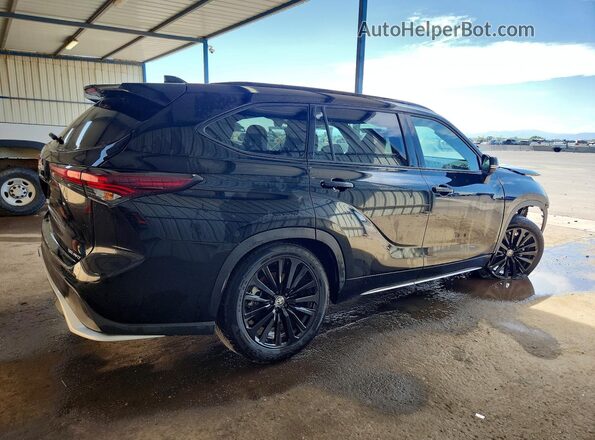 5TDKDRBH8SS589366 2025 TOYOTA HIGHLANDER Black Tył prawy