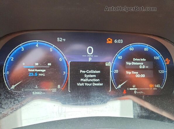 5TDKDRBHXPS039111 2023 TOYOTA HIGHLANDER Белый Вид щитка приборов