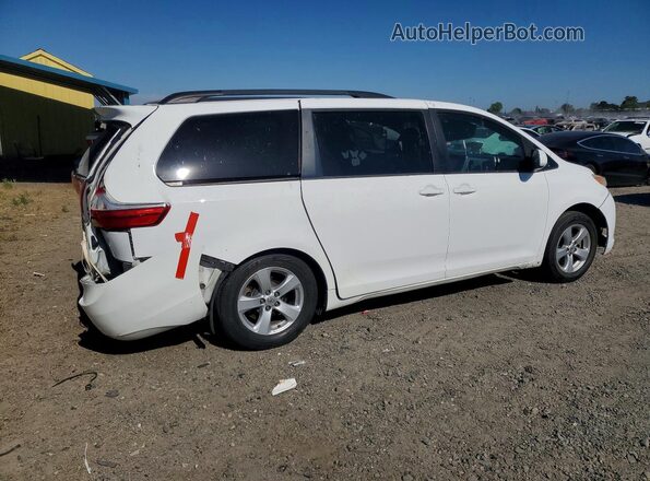 5TDKK3DC0GS706031 2016 TOYOTA SIENNA Белый Задняя правая четверть