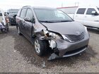 2016 Toyota Sienna Le 8 Passenger Серый vin: 5TDKK3DC0GS754502