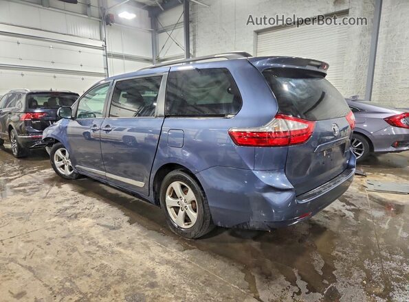 5TDKK3DC3GS737404 2016 TOYOTA SIENNA Синий Задняя левая четверть
