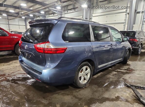 5TDKK3DC3GS737404 2016 TOYOTA SIENNA Синий Задняя правая четверть