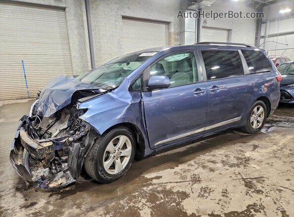 5TDKK3DC3GS737404 2016 TOYOTA SIENNA Синий Передняя левая четверть