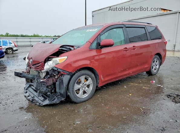 5TDKK3DC4GS716934 2016 TOYOTA SIENNA Бордовый Передняя левая четверть