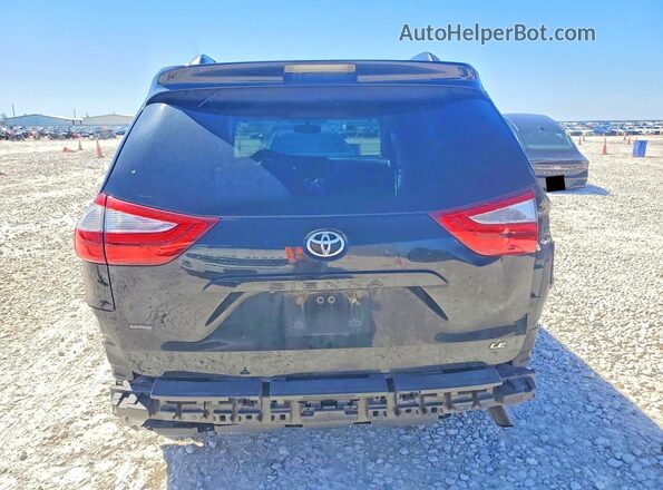 5TDKK3DC4GS755751 2016 TOYOTA SIENNA Черный Вид сзади