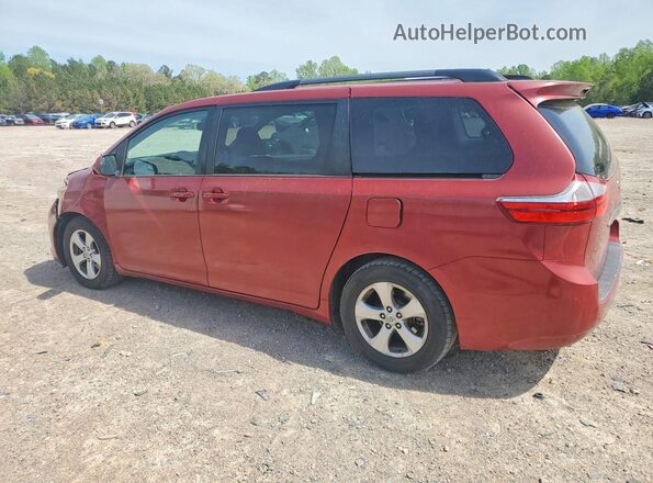 5TDKK3DC6GS719639 2016 TOYOTA SIENNA Темно-бордовый Задняя левая четверть