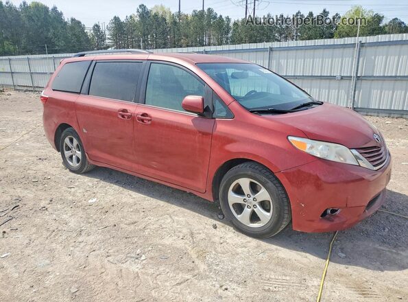 5TDKK3DC6GS719639 2016 TOYOTA SIENNA Темно-бордовый Передняя правая четверть