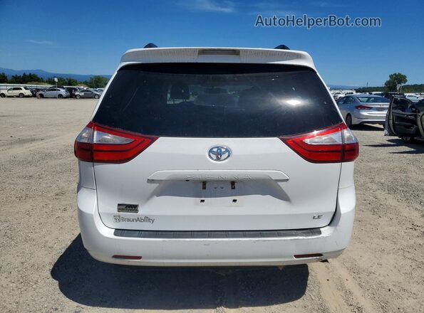 5TDKK3DC7GS745652 2016 TOYOTA SIENNA White Vista trasera
