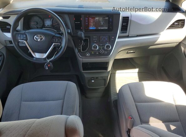 5TDKK3DC7GS745652 2016 TOYOTA SIENNA White Vista del salpicadero