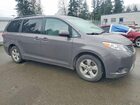 2016 Toyota Sienna Le 8-passenger Серый vin: 5TDKK3DC9GS746480