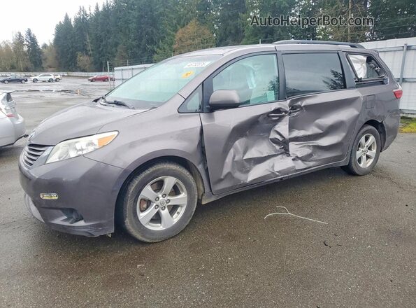 5TDKK3DC9GS746480 2016 TOYOTA SIENNA Серый Передняя левая четверть