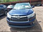 2016 Toyota Highlander Xle V6 Синий vin: 5TDKKRFH4GS181874