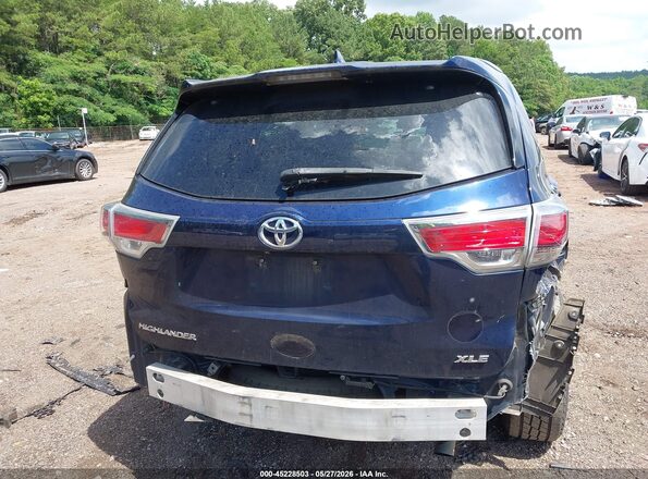 5TDKKRFH4GS181874 2016 TOYOTA HIGHLANDER Синий 
