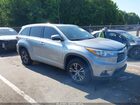 2016 Toyota Highlander Xle V6 Silver vin: 5TDKKRFH5GS501994