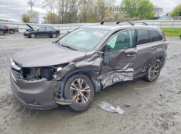 5TDKKRFH5GS502336 2016 TOYOTA LE Charcoal Przód lewy