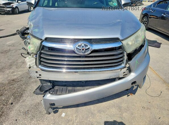 5TDKKRFH8GS151986 2016 TOYOTA HIGHLANDER Серебряный Вид подкапотного пространства