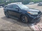 2016 Toyota Highlander Xle V6 Black vin: 5TDKKRFH9GS130502