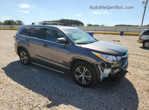 5TDKKRFH9GS179232 2016 TOYOTA HIGHLANDER Black წინა მარჯვენა