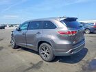 2016 Toyota Highlander Xle Серый vin: 5TDKKRFHXGS126393