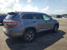 2016 Toyota Highlander Xle Серый vin: 5TDKKRFHXGS126393