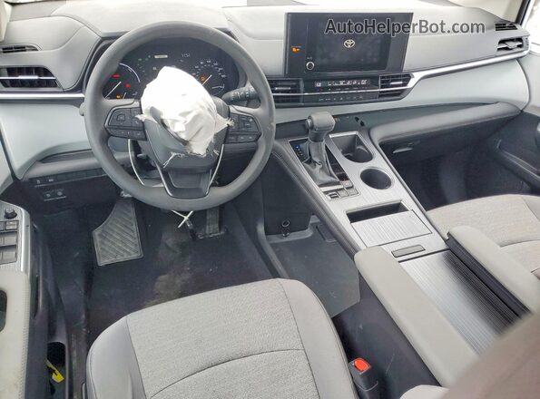 5TDKSKFC2SS194675 2025 TOYOTA SIENNA Белый Вид панели приборов