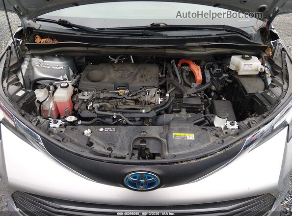 5TDKSKFC3MS036588 2021 TOYOTA LE Серебряный Вид сзади