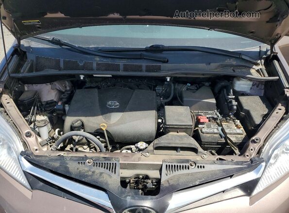 5TDKZ3DC0LS049169 2020 TOYOTA SIENNA Tan Engine compartment view