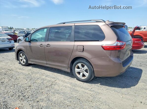 5TDKZ3DC0LS049169 2020 TOYOTA SIENNA Tan Rear left