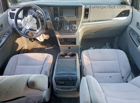 5TDKZ3DC0LS081149 2020 TOYOTA SIENNA White წინა პანელის ხედი