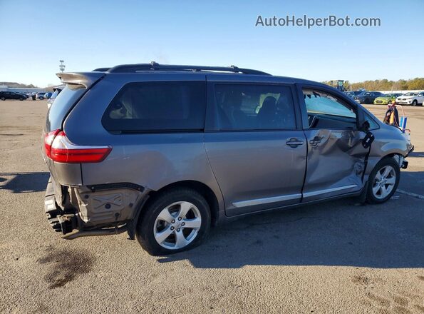 5TDKZ3DC1HS808029 2017 TOYOTA SIENNA Gray Հետևի աջ