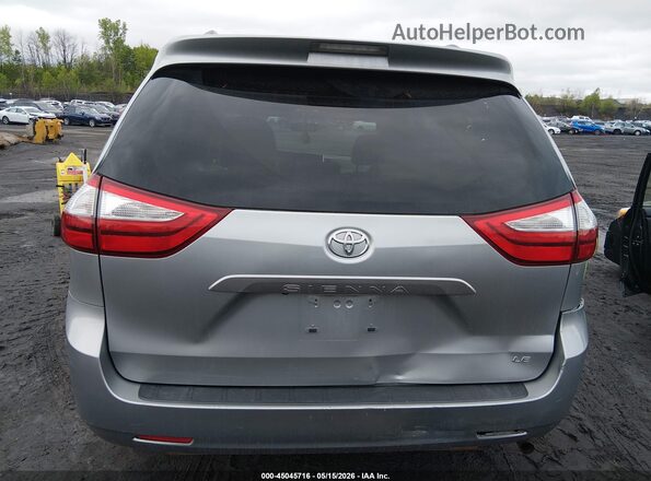 5TDKZ3DC1HS823792 2017 TOYOTA SIENNA Silver 