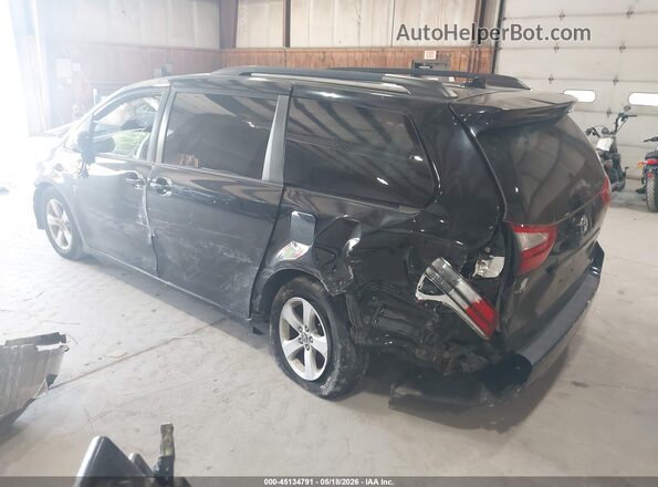 5TDKZ3DC1JS944456 2018 TOYOTA SIENNA Black Tył lewy
