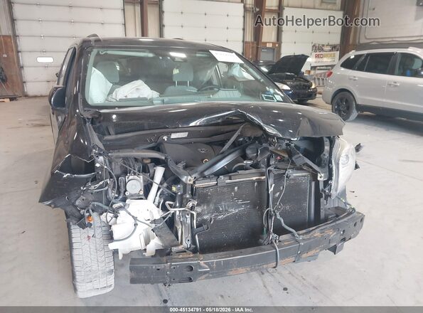 5TDKZ3DC1JS944456 2018 TOYOTA SIENNA Black Widok z przodu