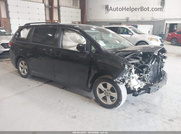 5TDKZ3DC1JS944456 2018 TOYOTA SIENNA Black Przód prawy