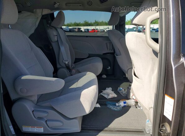 5TDKZ3DC1LS041369 2020 TOYOTA SIENNA Угольный Вид задней части салона