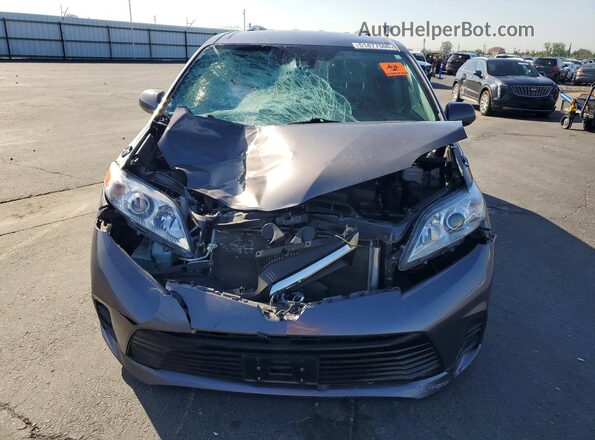 5TDKZ3DC1LS041369 2020 TOYOTA SIENNA Угольный Вид спереди