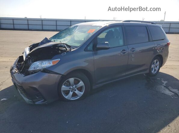 5TDKZ3DC1LS041369 2020 TOYOTA SIENNA Угольный Передняя левая четверть